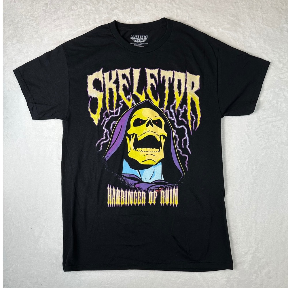 NWOT Masters of the Universe Skeletor Harbinger of Ruin Black T-Shirt Medium